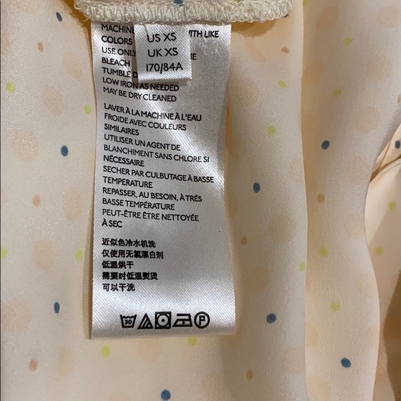 Free People All Smiles Shirt Ivory Combo. XS - Picture 13 of 15